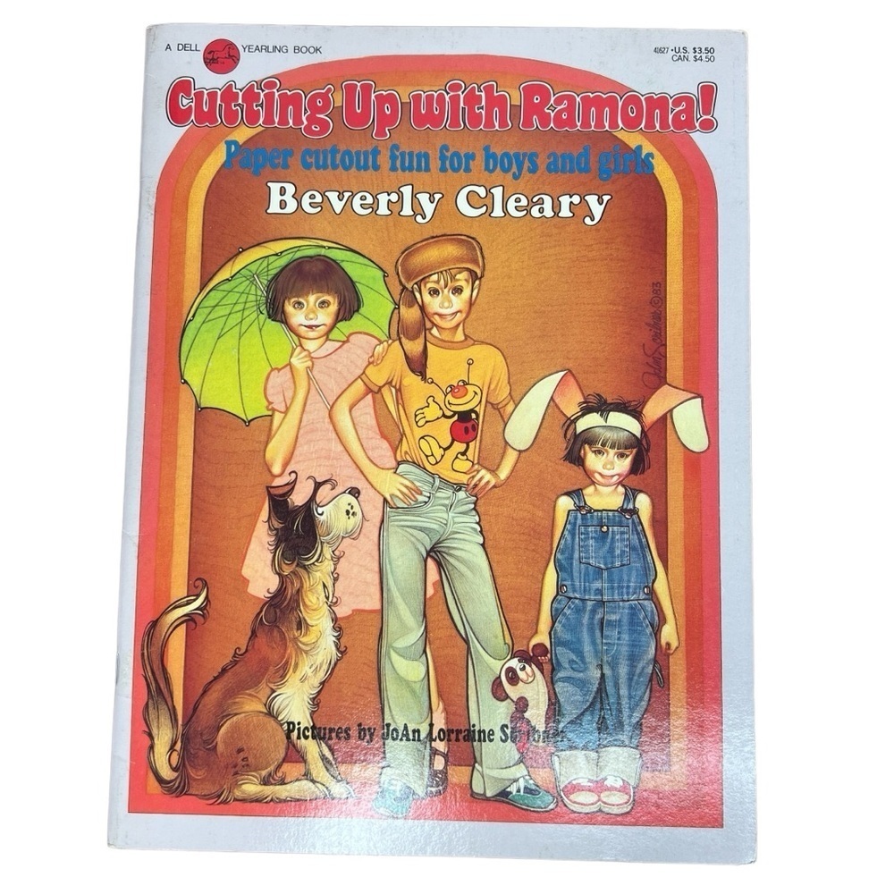 Vintage 1983 Ramona by Beverly Cleary Paper Doll Collection First Edition